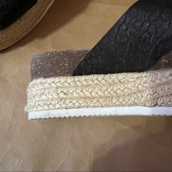 Steve Madden | Hassie Platform Chunky Espadrille Open Toe Slide Sandal Size 7 - Picture 10 of 11